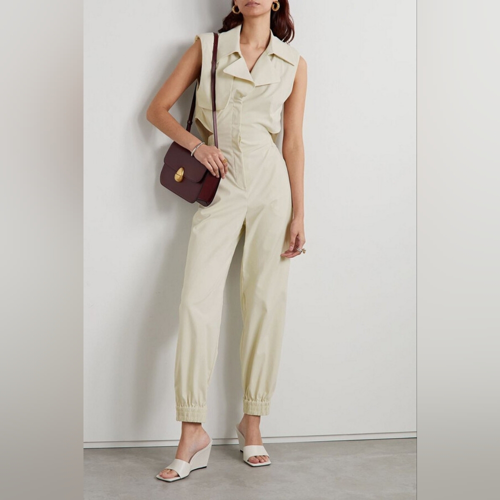 Jonathan‎ Simkhai Rayley Cutout Crepe Jumpsuit